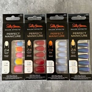 4 pack Sally Hansen Salon effects Perfect manicure